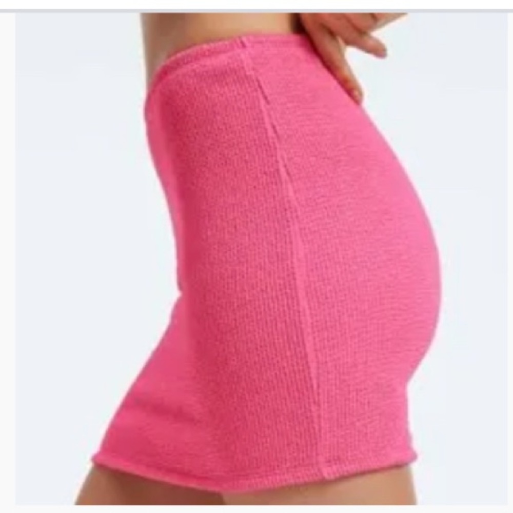 Good American‎ Stretch mini skirt pink size small